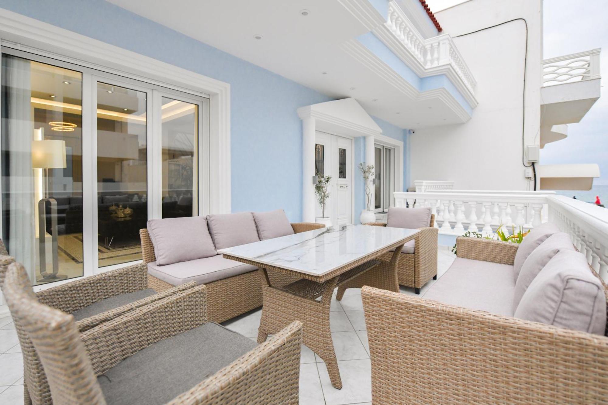 Beach Blue Villa Corinth Exterior photo